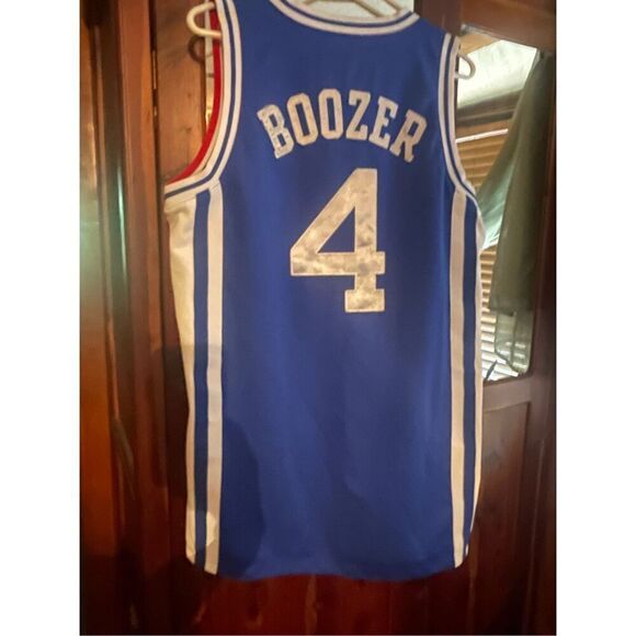 NIKE 2001 Carlos Boozer Duke #4 Reversible USA Basketball Jersey M - Picture 15 of 16